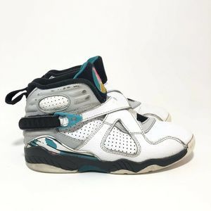 Jordan VIII 8 Retro South Beach 305369-113 Size 1y White /Turbo Green